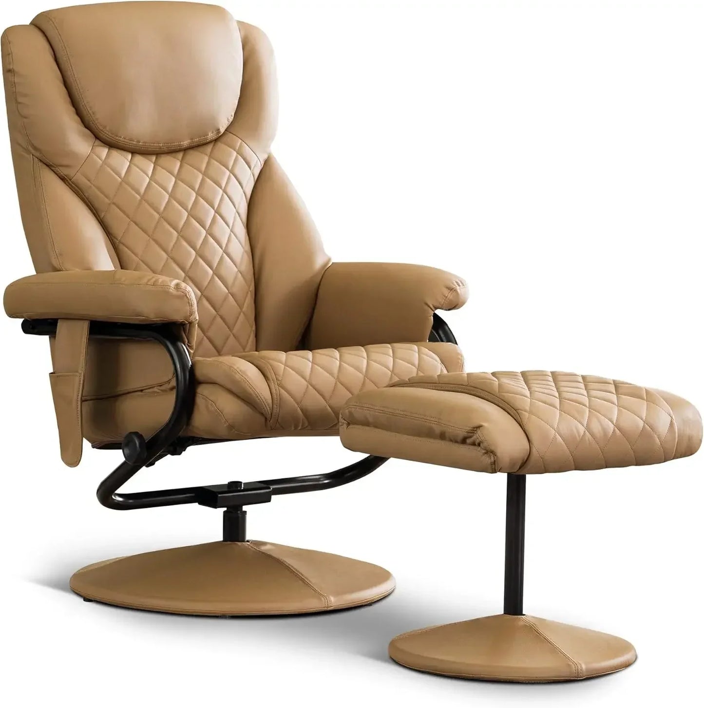 Ascenda Swivel Recliner Cognac