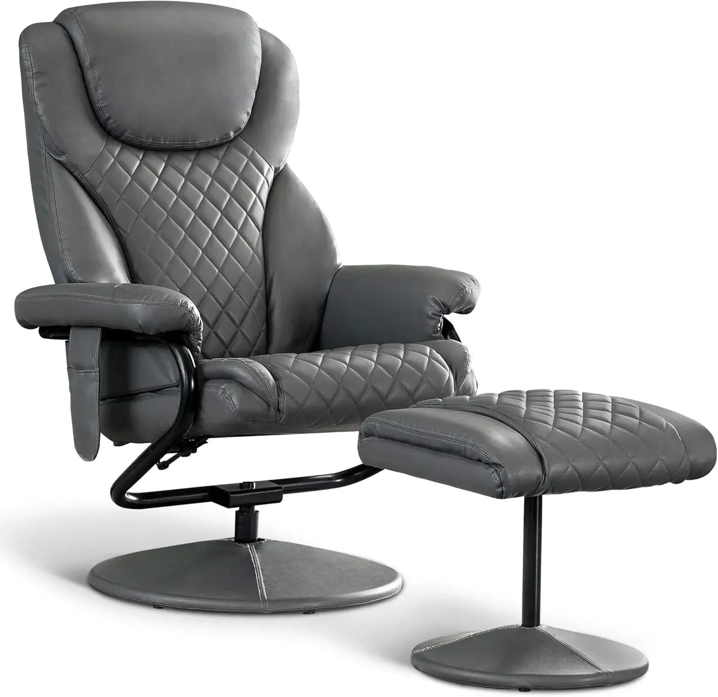 Ascenda Swivel Recliner Grey