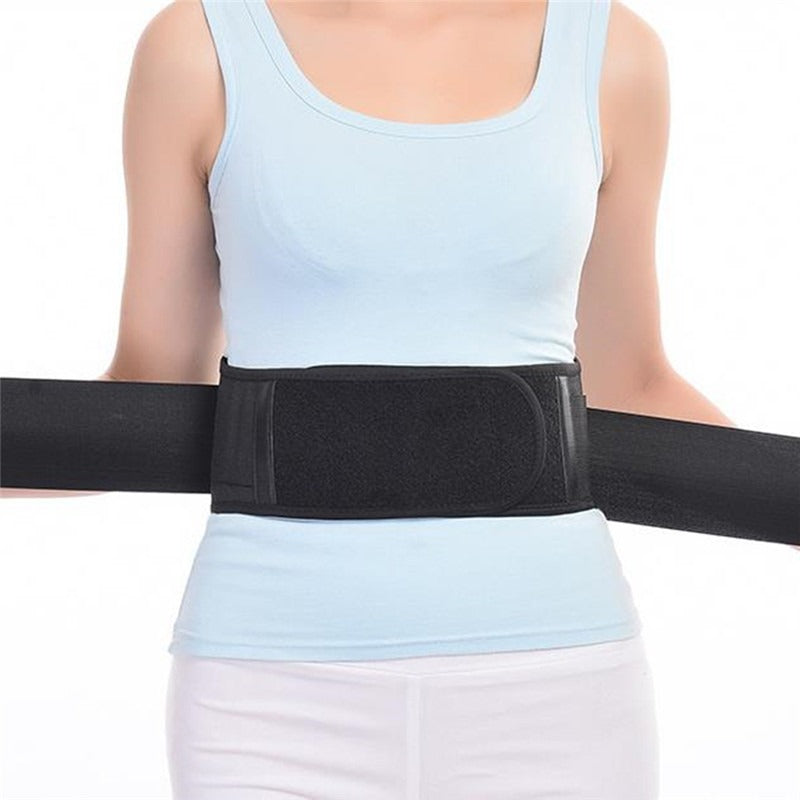 Heating Back Belt on body