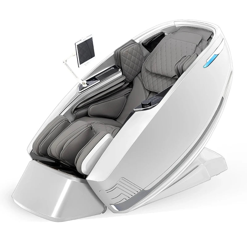 4D Zero Gravity Massage Chair - White