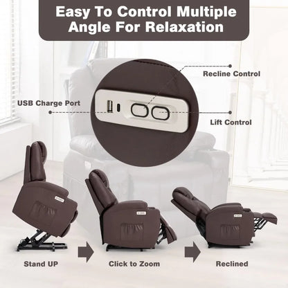 Uplift Comfort Recliner angle and controls