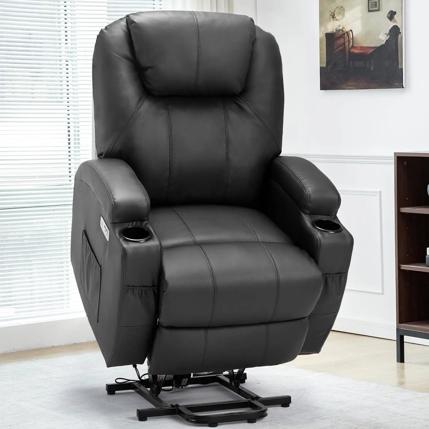 Uplift Comfort Recliner Black