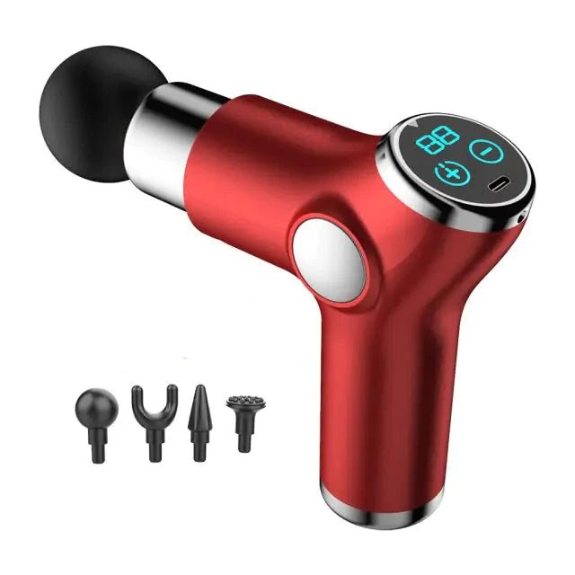 FasciaFlex Pro Massage Gun - Red