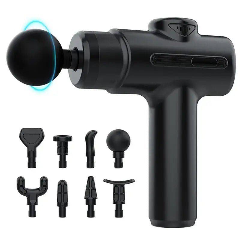 deep tissue massage gun Product photo with heads